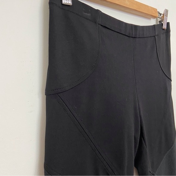 Bcbgmaxazria black skinny pant Bikercore style bodycon tight luxury design - Picture 9 of 16